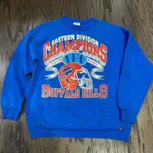 Vintage Buffalo Bills Football Champs Sweatshirt, Retro Buffalo Bills NFL Shirt